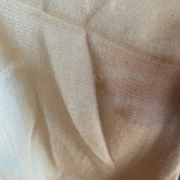 Hermes Ombre Gadient Large Shawl Blue Orange cashmere silk - Picture 11 of 12